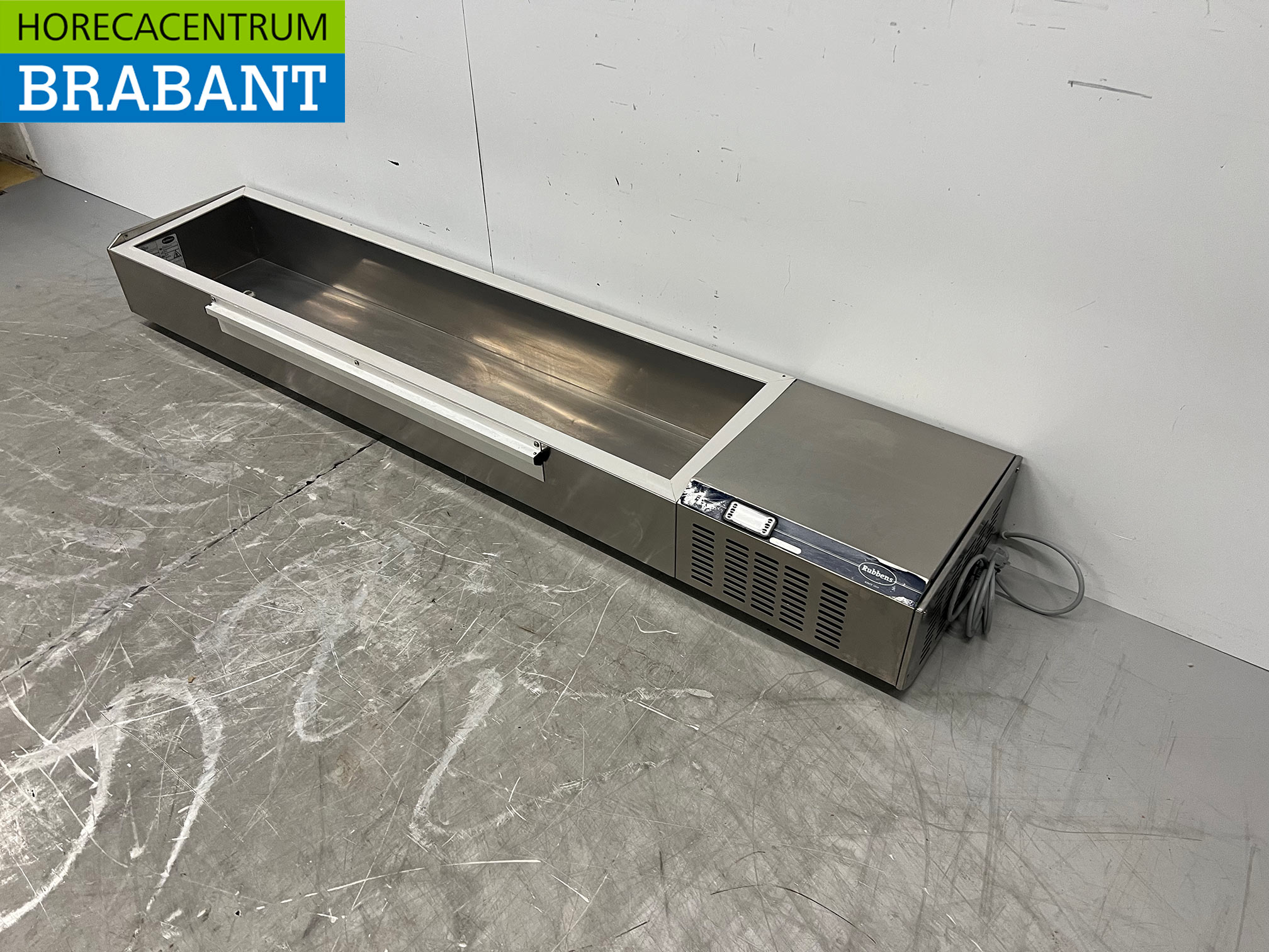 Stainless Steel Rubbens Countertop Display Case, Salad Bar Display Case, 9 x 1/3 GN, 198 cm, Food Service - Image 2