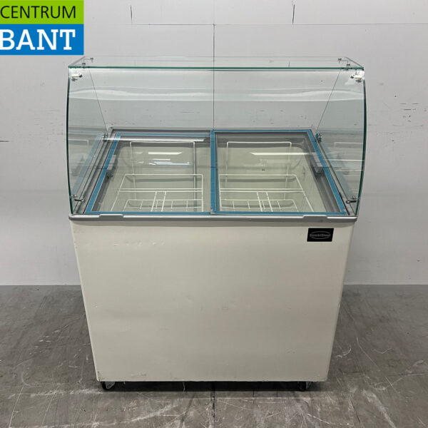 Mobile Combisteel Corsica Scoop ice cream display case 6 trays 230V Horeca