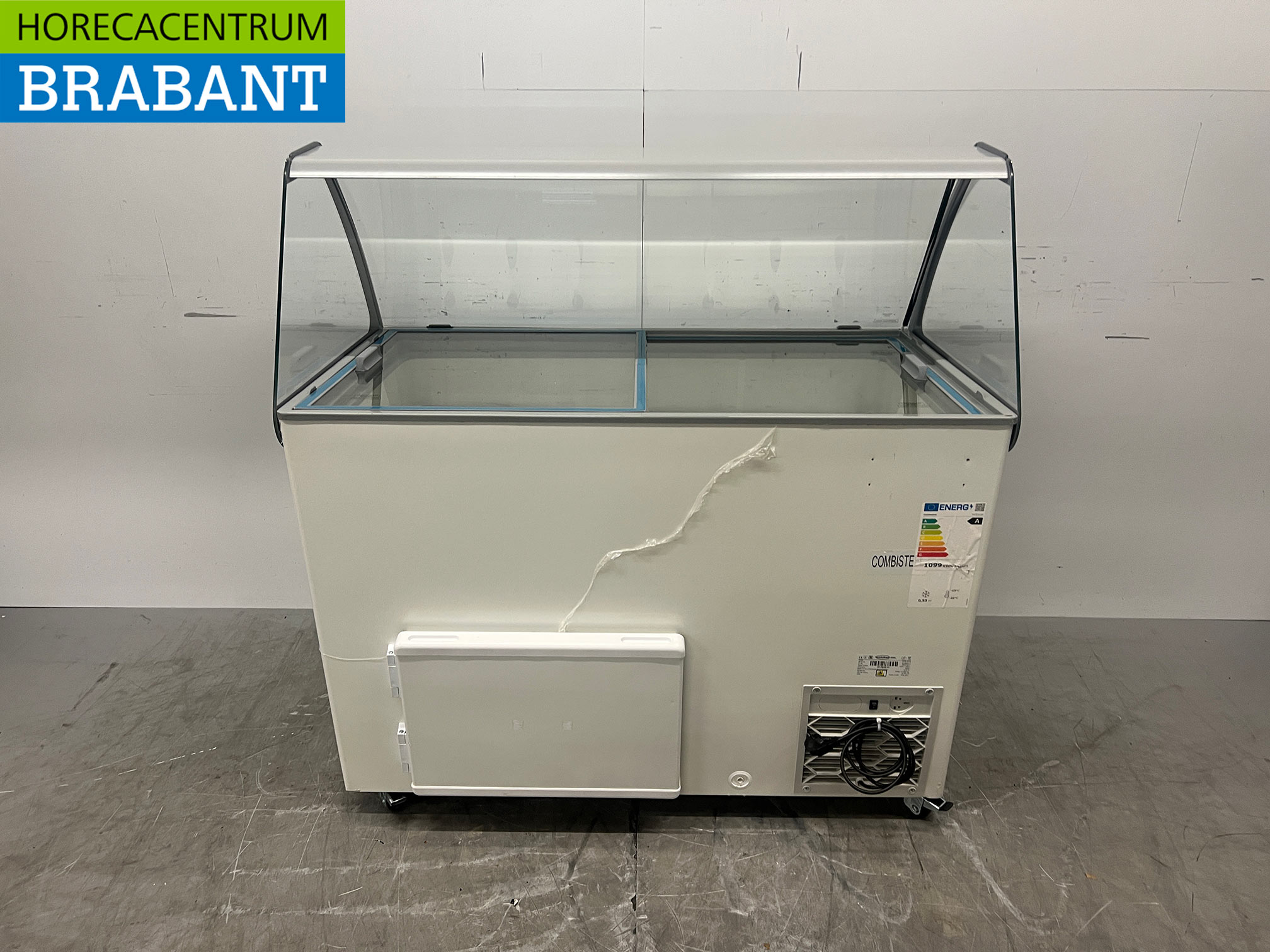 Mobile Combisteel Bali Scoop ice cream display case 9 trays 230V Horeca - Image 4