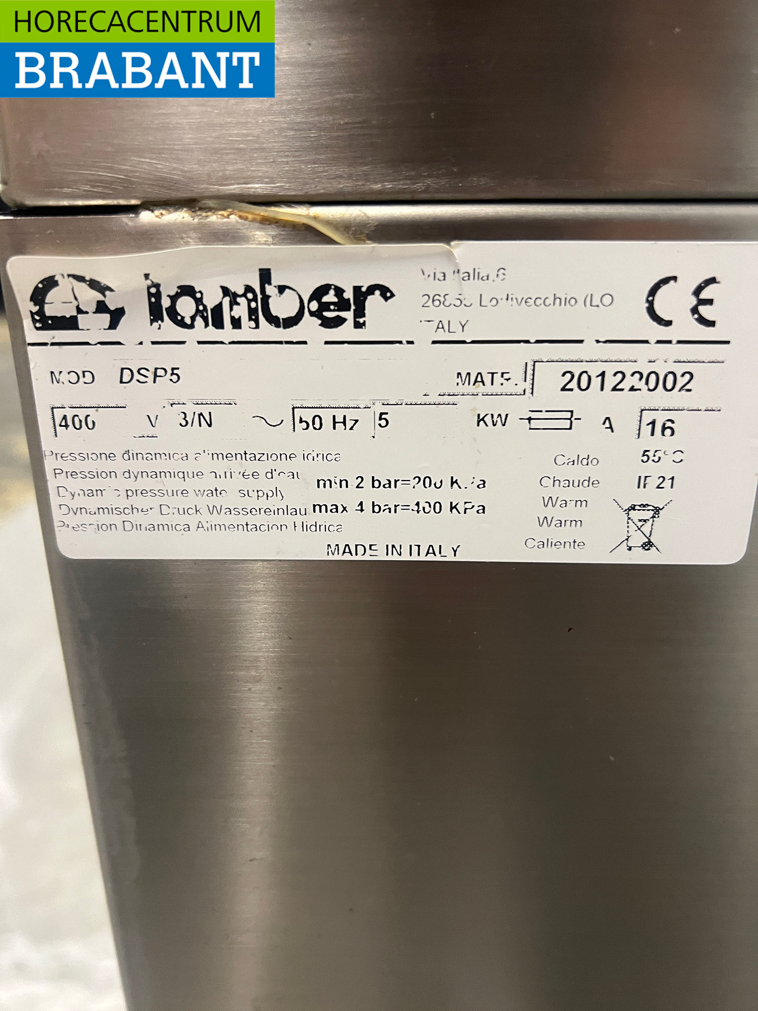 Stainless Steel Lamber Pass-Through Dishwasher, 400V, Commercial Use - Image 6