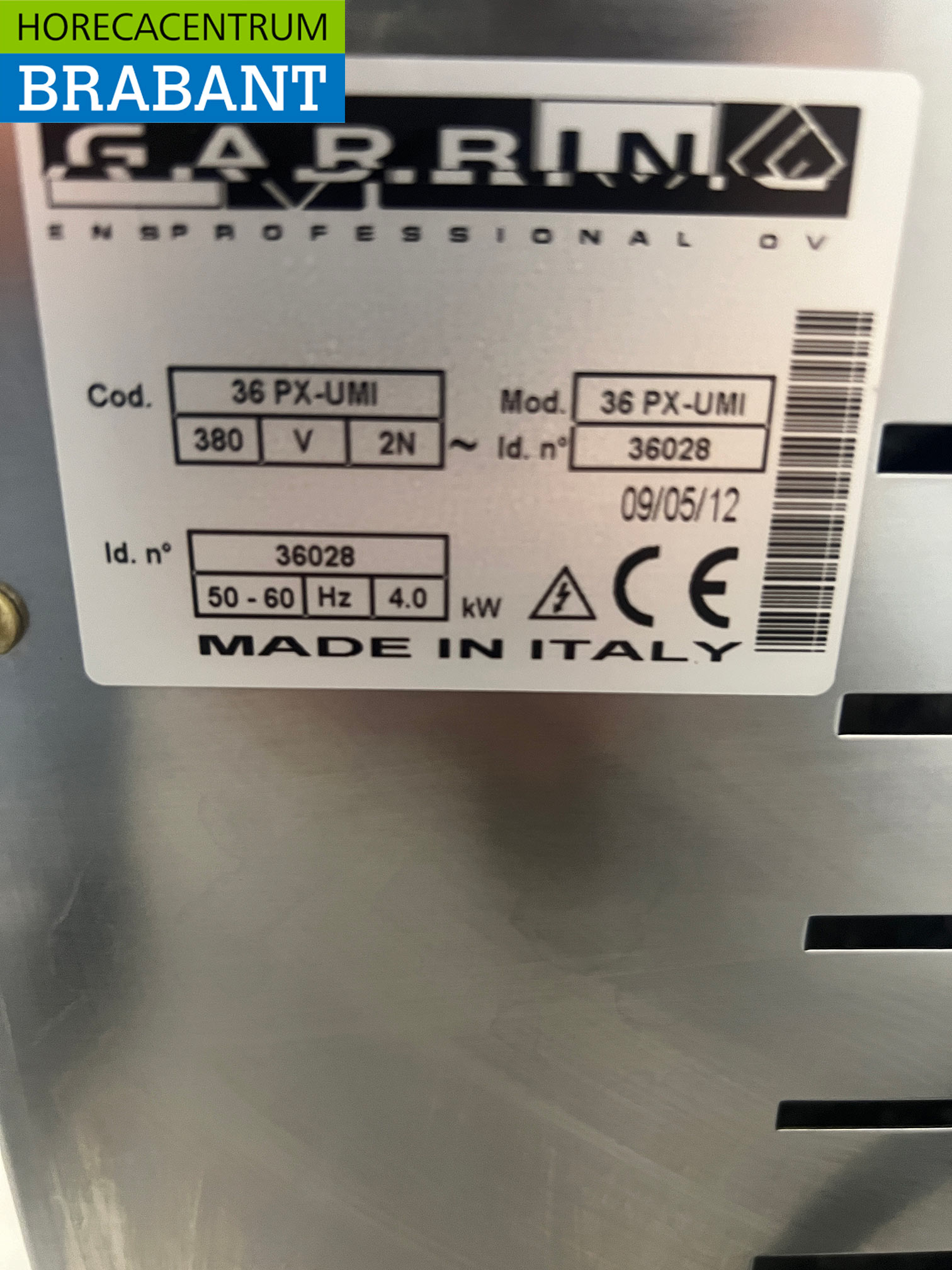 Stainless Steel Garbin Convection Oven 3 x 60/40 cm or 1/1 GN 400V for the Food Service Industry - Image 5