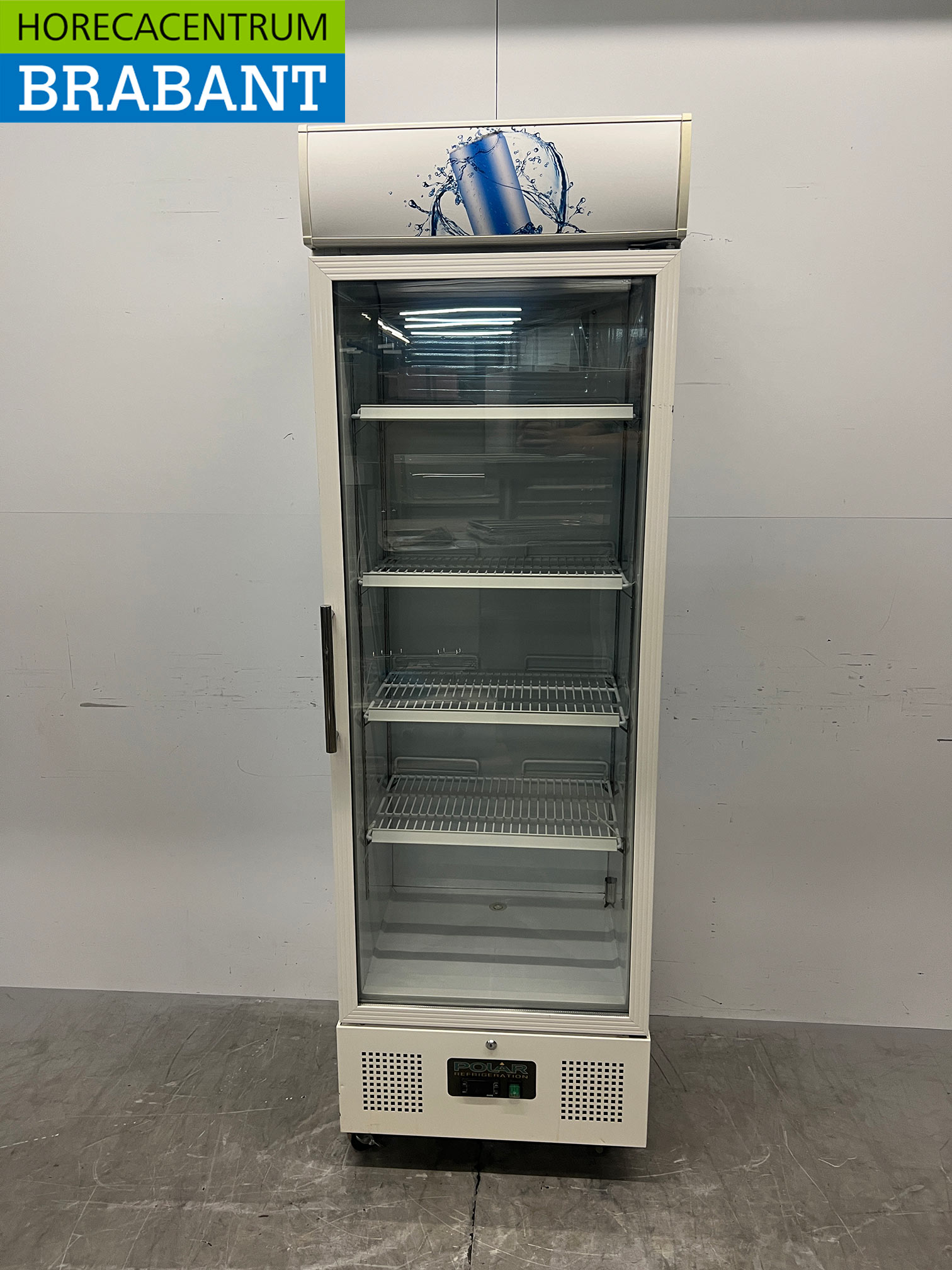 Polar Mobile Glass-Door Refrigerator, 336 liters, 230V, Food Service