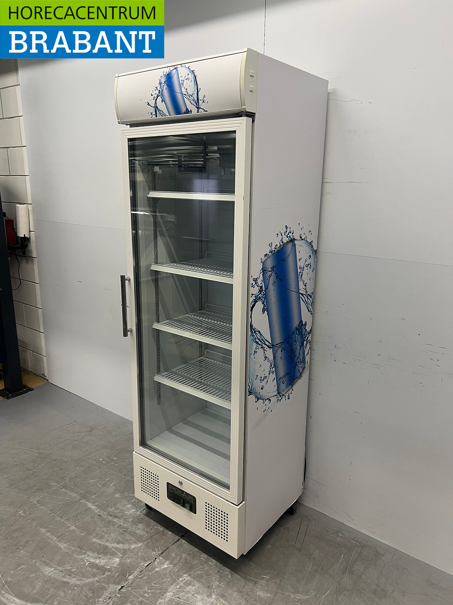 Polar Mobile Glass-Door Refrigerator, 336 liters, 230V, Food Service - Image 2