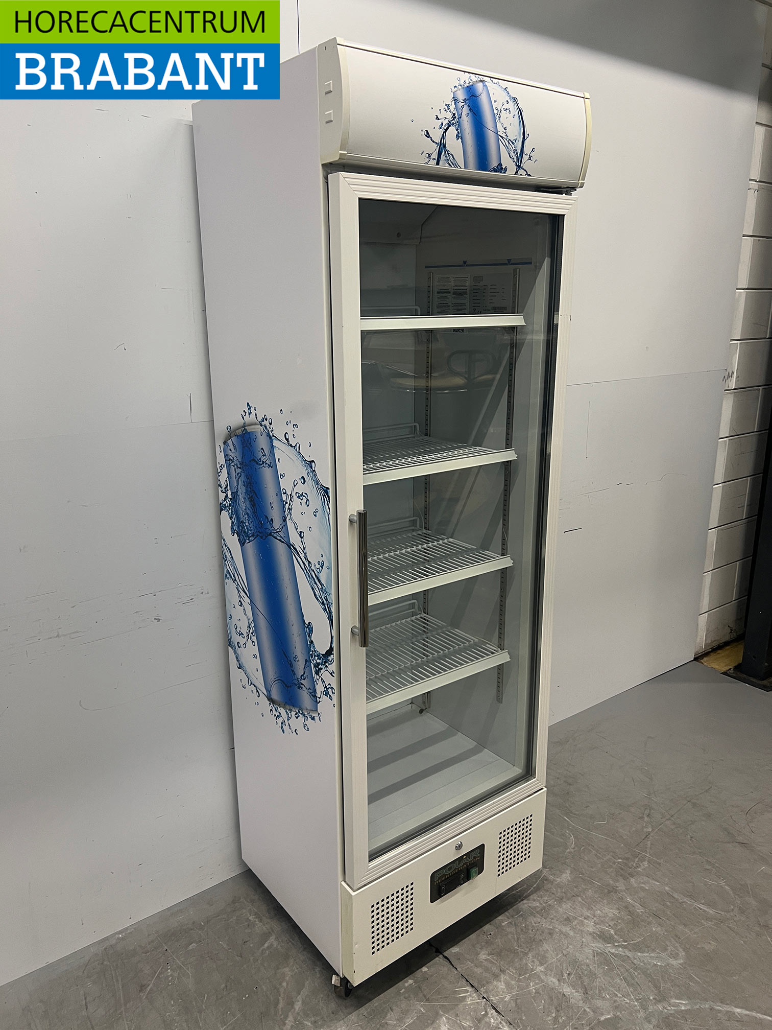 Polar Mobile Glass-Door Refrigerator, 336 liters, 230V, Food Service - Image 3