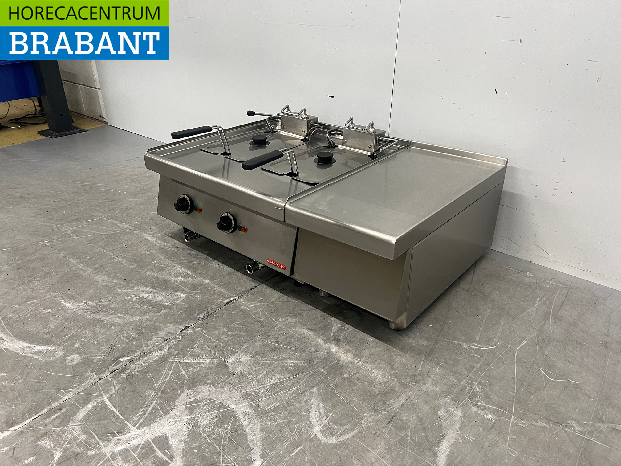 Stainless Steel Kupperbusch Double Deep Fryer, 2 x 10 liters, 2 x 400V, Commercial Use - Image 2