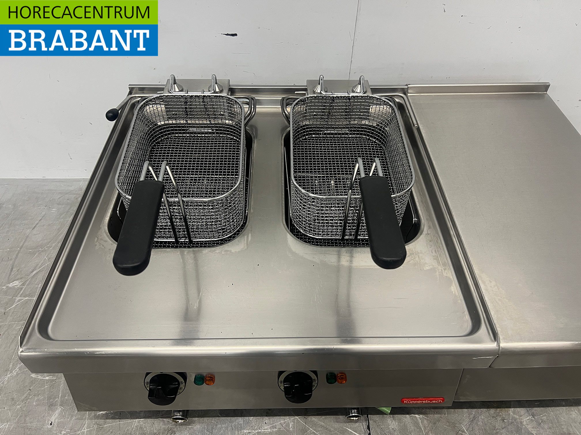 Stainless Steel Kupperbusch Double Deep Fryer, 2 x 10 liters, 2 x 400V, Commercial Use - Image 4