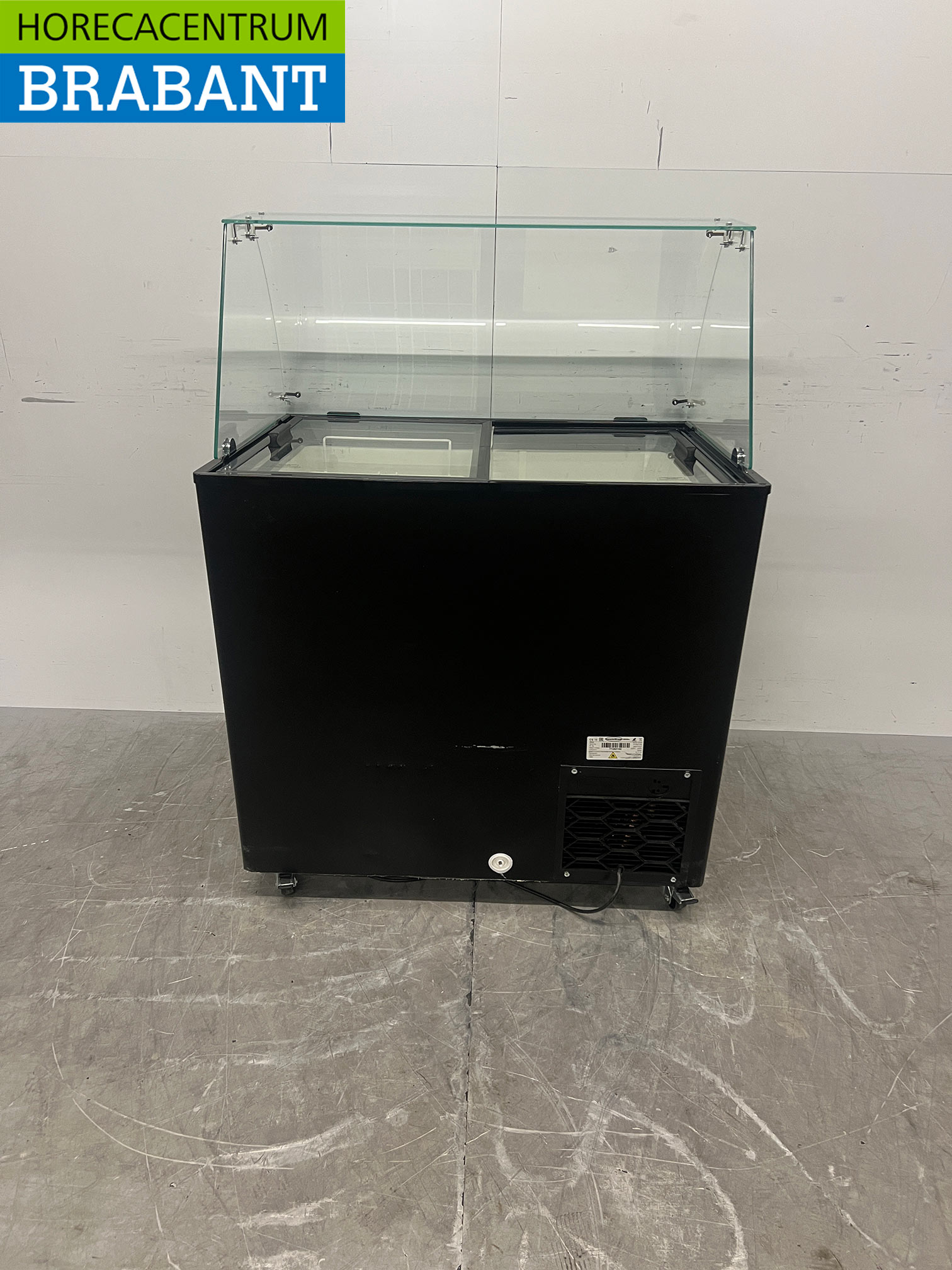 Mobile Combisteel Corsica Scoop ice cream display case 6 trays 230V Horeca - Image 4