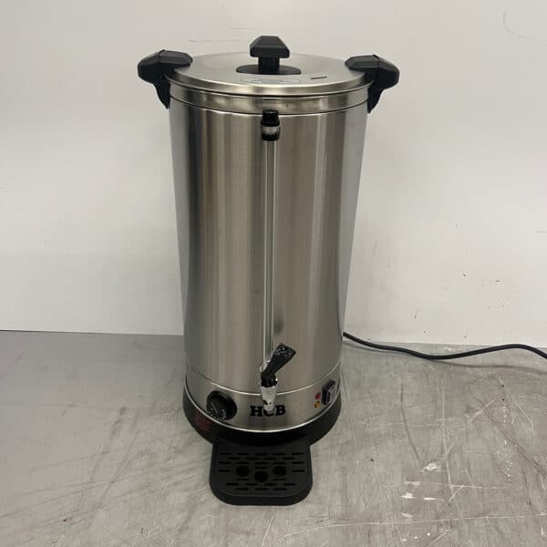 Stainless steel Double walled Kettle Boiler with drip tray 23.6 liters 230V Catering