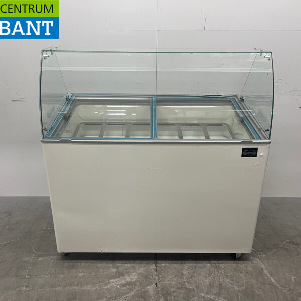 Mobile Combisteel Java Scoop ice cream display case 8 trays 230V Horeca