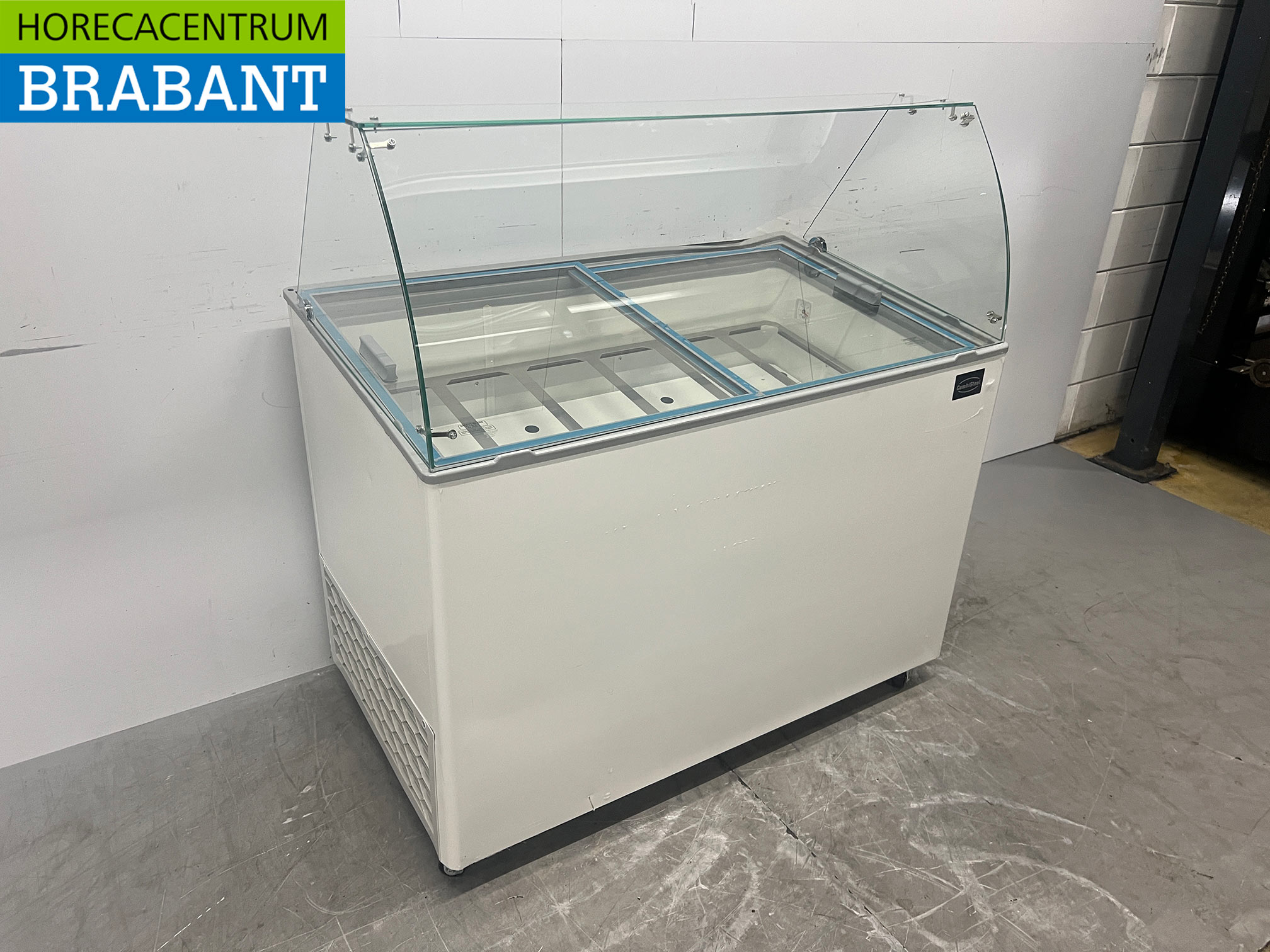 Mobile Combisteel Java Scoop ice cream display case 8 trays 230V Horeca - Image 3