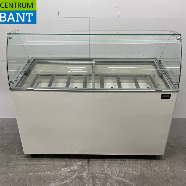 Mobile Combisteel Tenerife Scoop ice cream display case 10 trays 230V Horeca