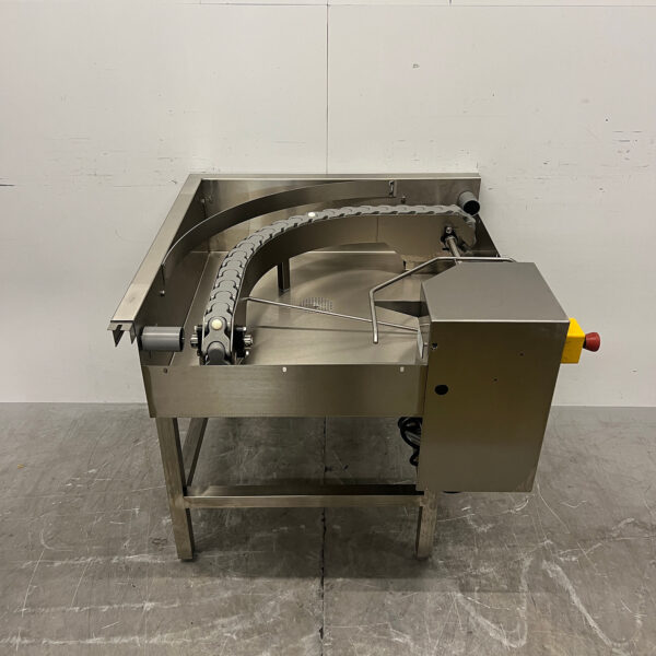 Idesta Stainless Steel Drain Table, Powered 90-Degree Elbow, 400V, Food Service