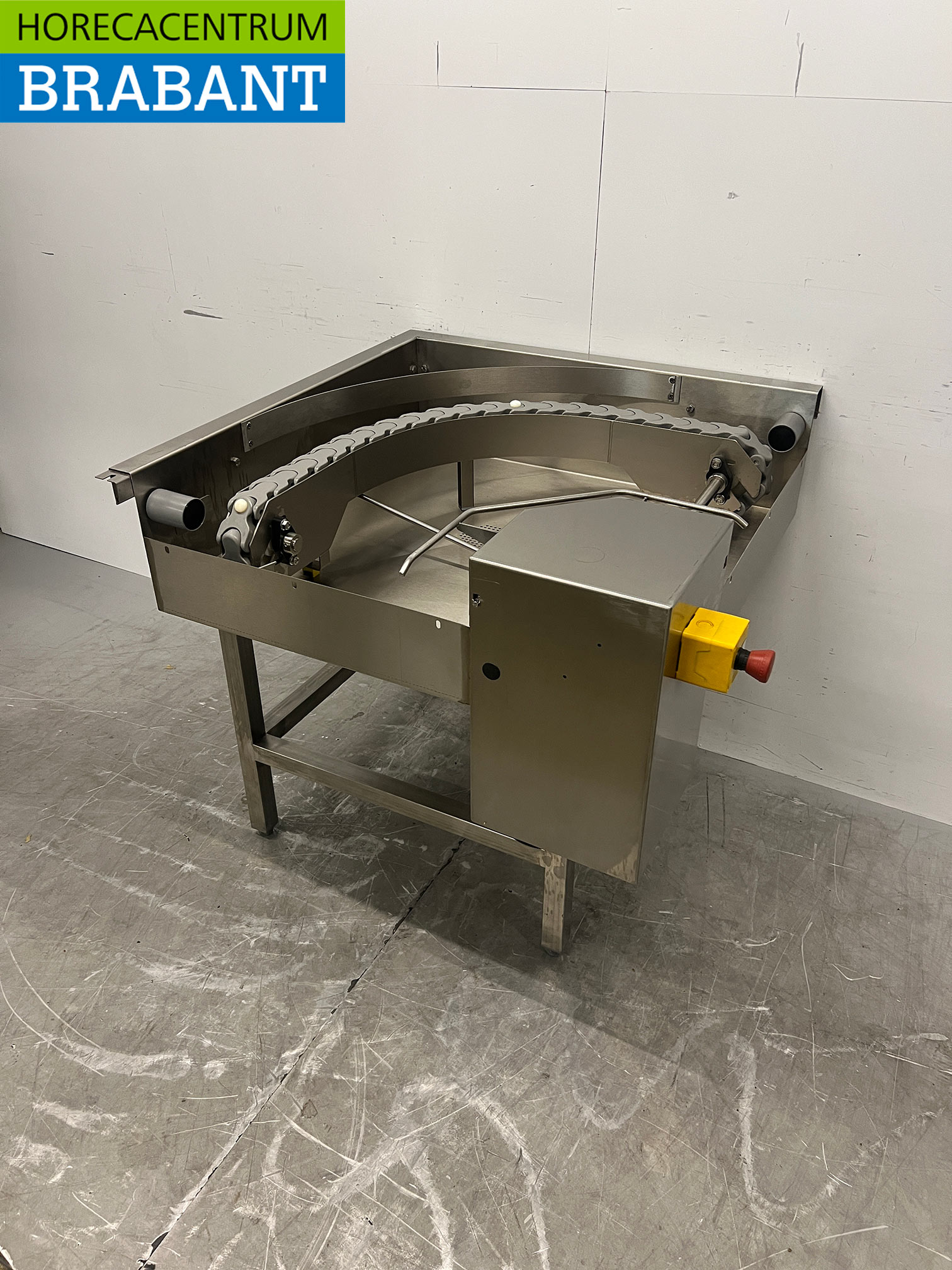 Idesta Stainless Steel Drain Table, Powered 90-Degree Elbow, 400V, Food Service - Image 2
