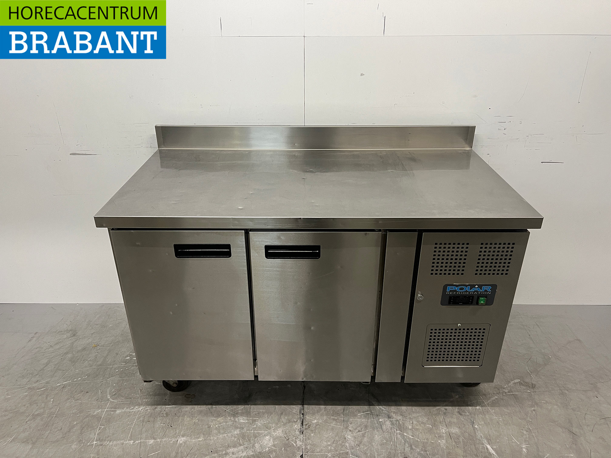 Stainless Steel Polar Mobile Freezer Workbench, 136 cm, 230V, Food Service