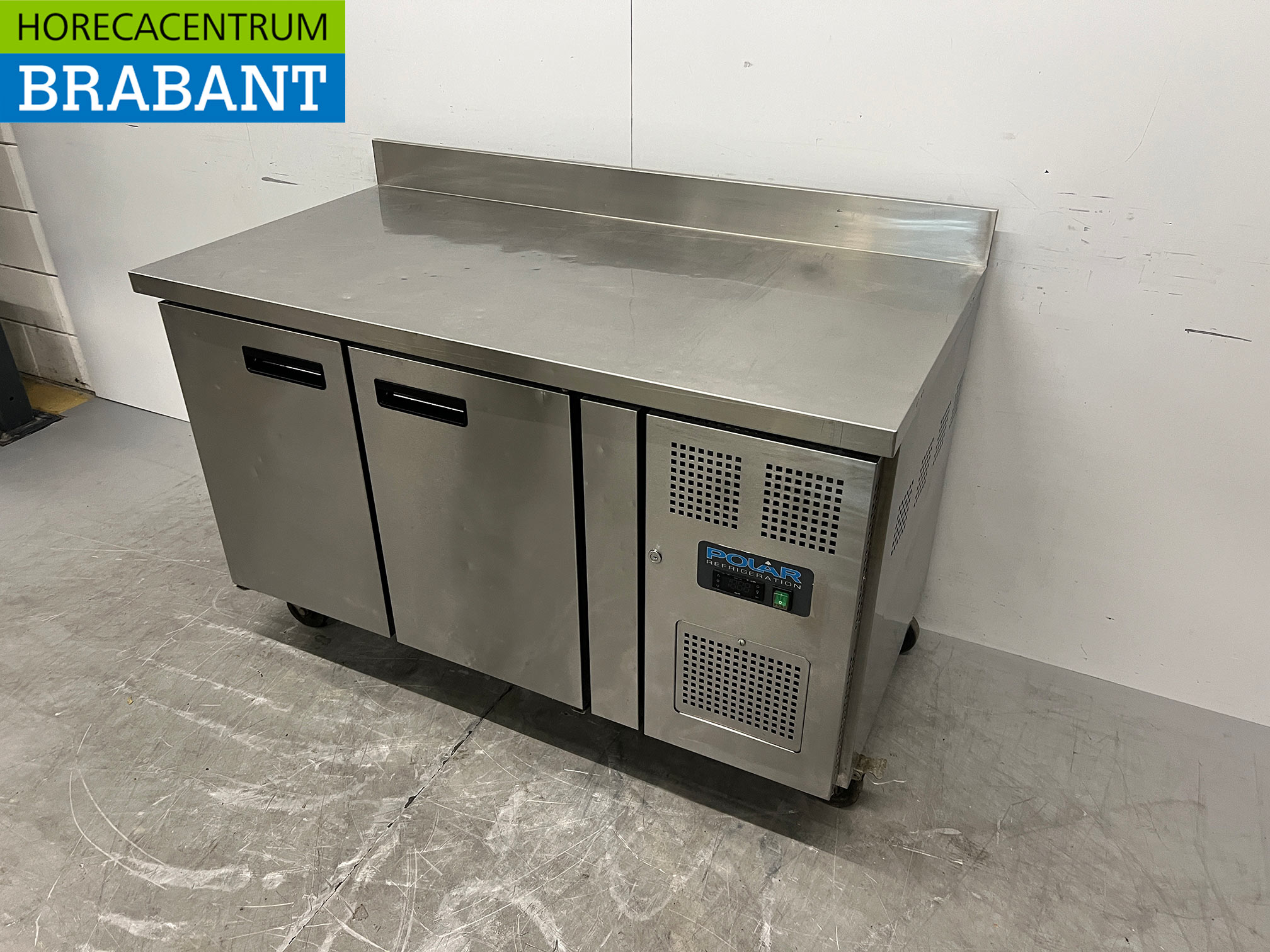 Stainless Steel Polar Mobile Freezer Workbench, 136 cm, 230V, Food Service - Image 2