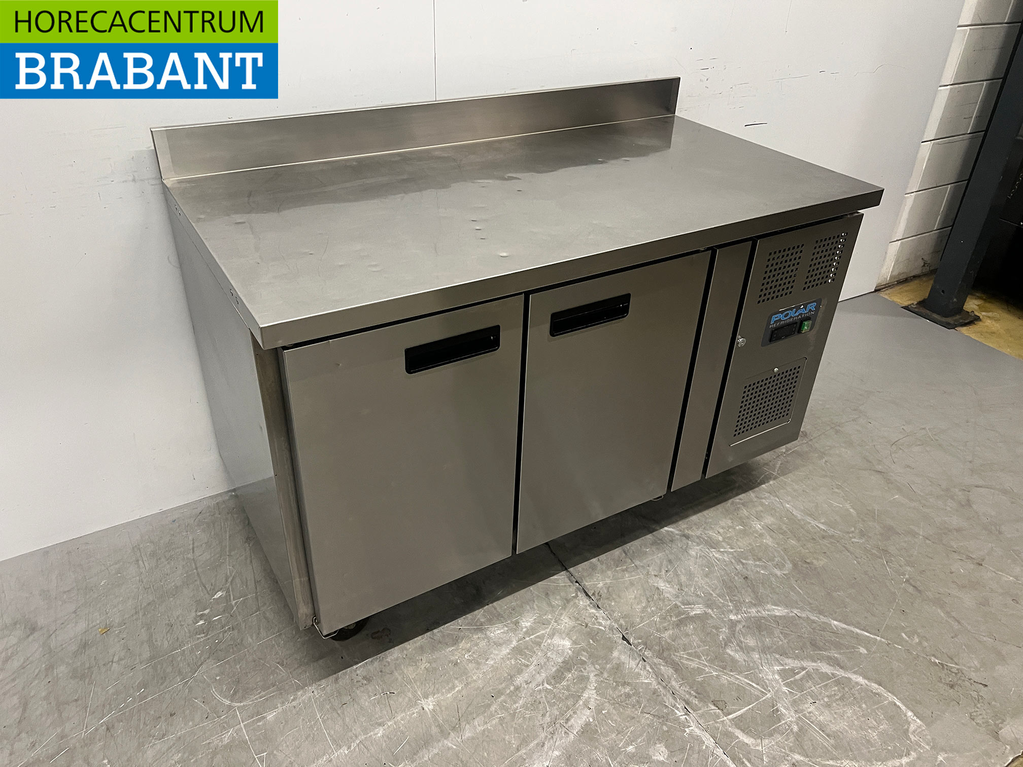 Stainless Steel Polar Mobile Freezer Workbench, 136 cm, 230V, Food Service - Image 3