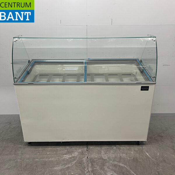 Mobile Combisteel Tenerife Scoop ice cream display case 10 trays 230V Horeca