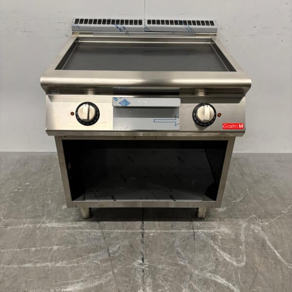 Stainless Steel Gastro M Smooth Griddle, 80 cm, 400V, Food Service