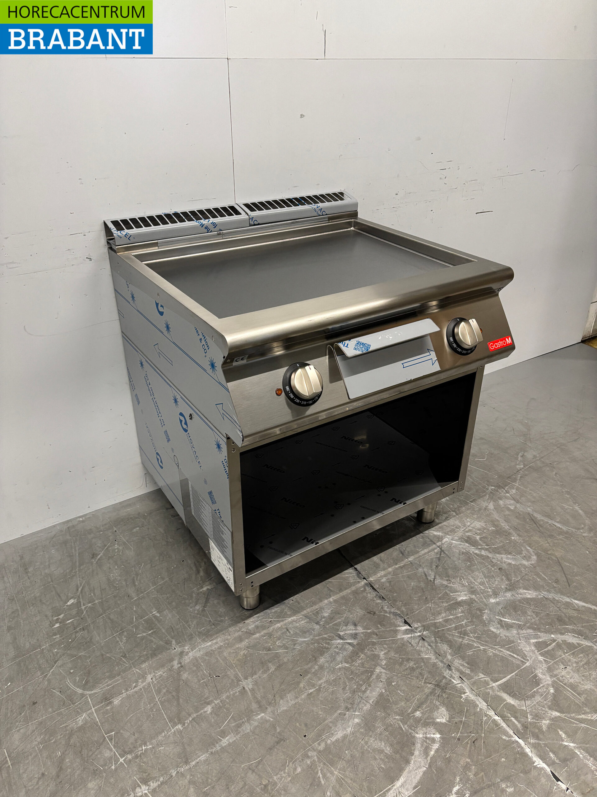 Stainless Steel Gastro M Smooth Griddle, 80 cm, 400V, Food Service - Image 3