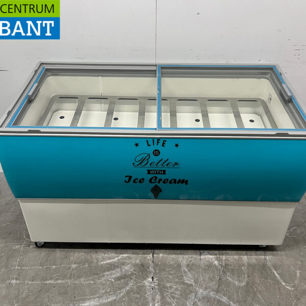 Combisteel Curacao Mobile Ice Cream Display Case, 10 Compartments, 230V, Food Service
