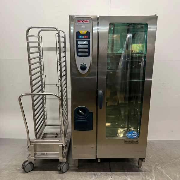 Stainless Steel Rational SCC 201 Combi Steamer, 20 x 1/1 GN, 400V, Foodservice
