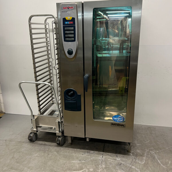 Stainless Steel Rational SCC 201 Combi Steamer, 20 x 1/1 GN, 400V, Food Service