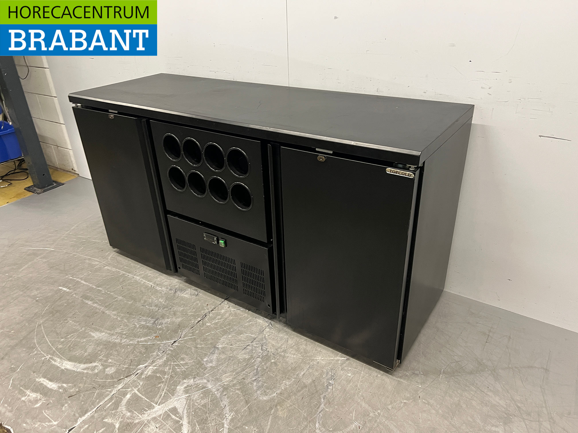 Topcold Bottle Rack with 2 Doors, 167 cm, 230V, Food Service - Image 2