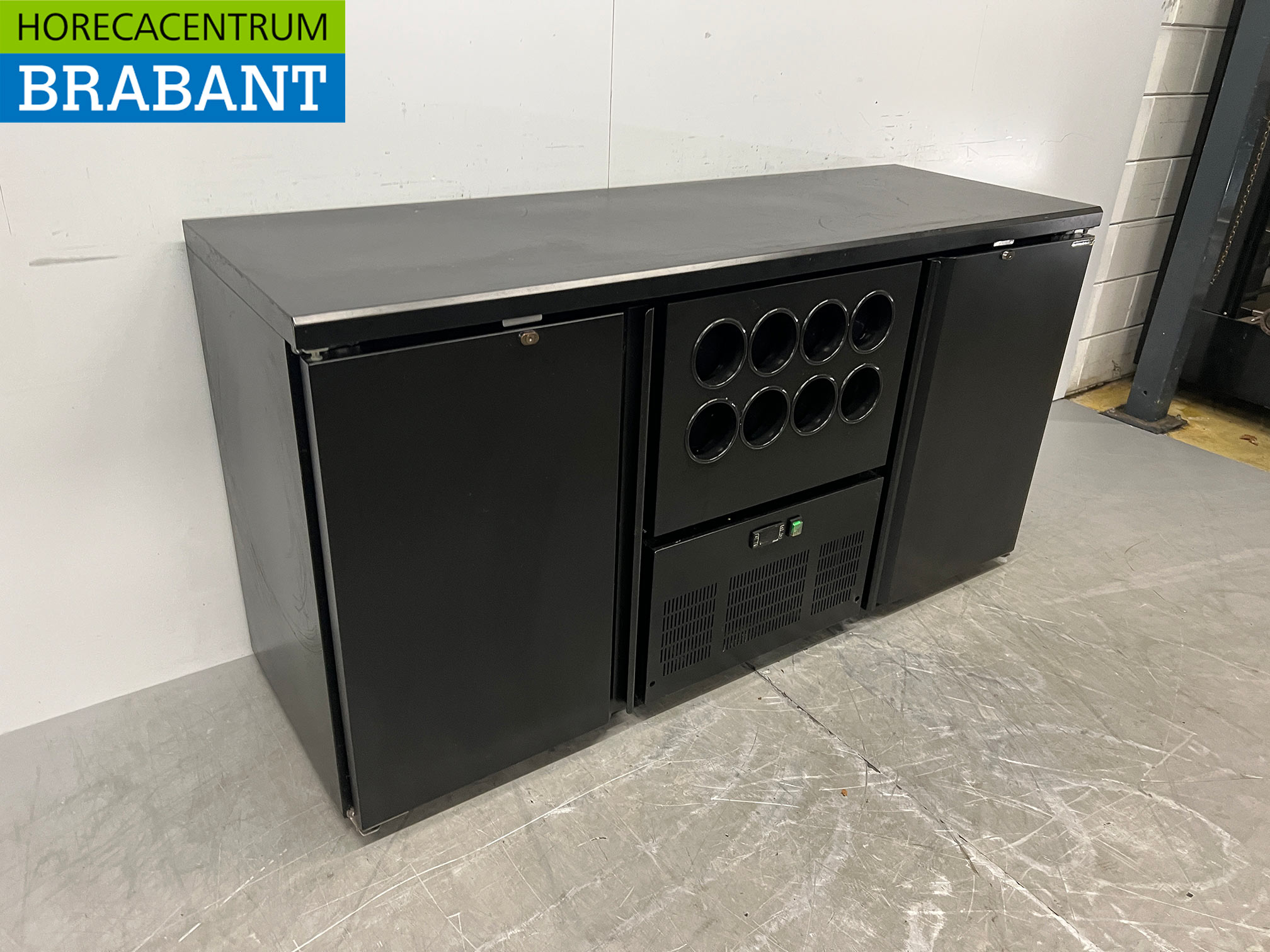 Topcold Bottle Rack with 2 Doors, 167 cm, 230V, Food Service - Image 3