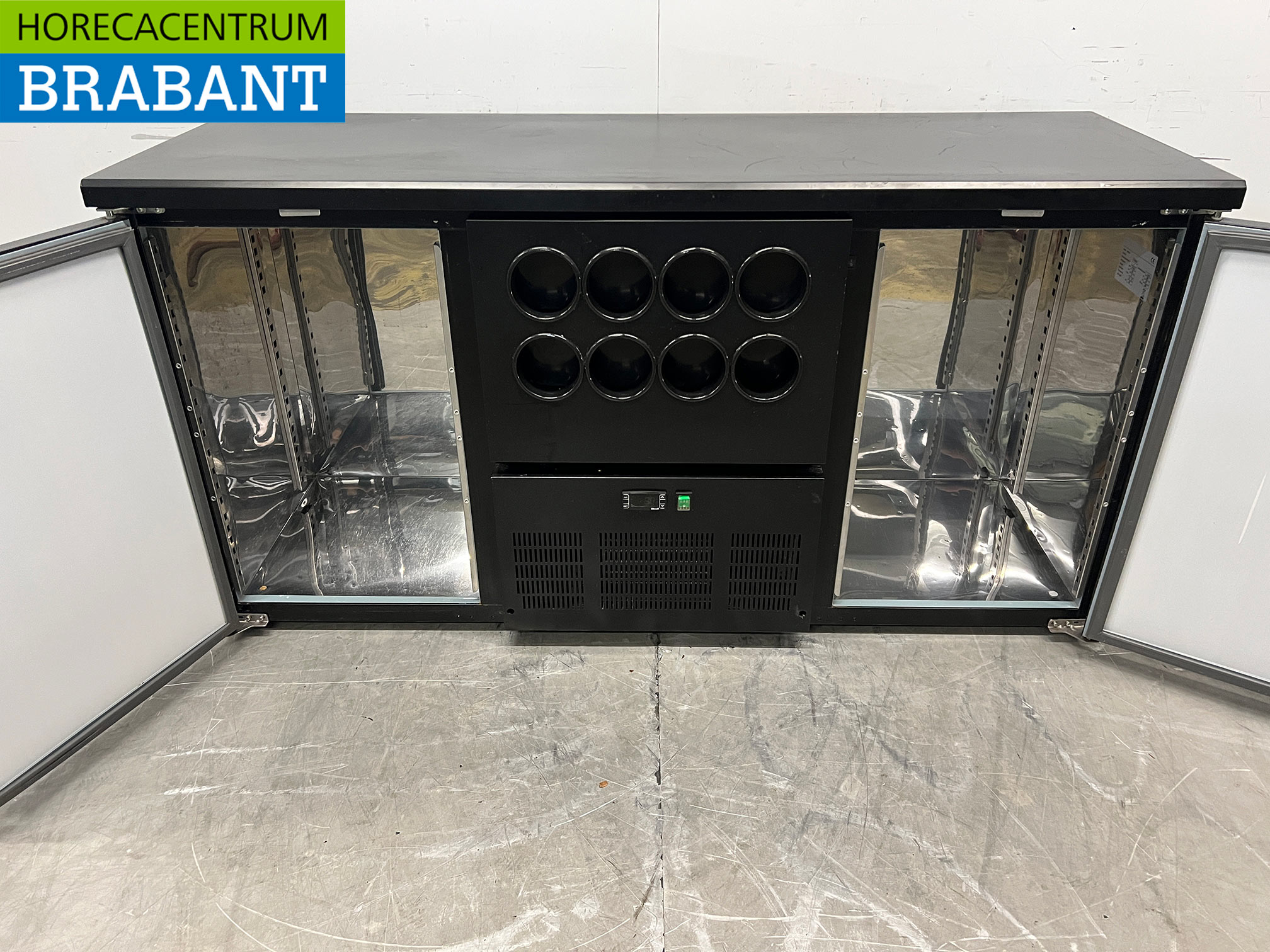 Topcold Bottle Rack with 2 Doors, 167 cm, 230V, Food Service - Image 4