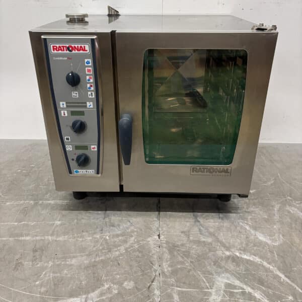 Stainless Steel Rational CombiMaster Plus Combi Steamer, 6 x 1/1 GN, 400V, Foodservice