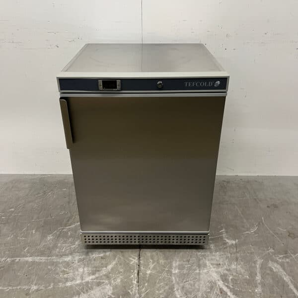 Stainless Steel Tefcold Freezer, 200 liters, 230V, for the Food Service Industry