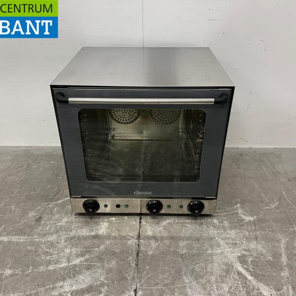 Bartscher Stainless Steel Convection Oven with Grill Function, 4 x 44.5/33 cm, 230V, Food Service