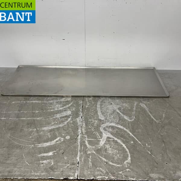 Stainless Steel Countertop, 180 x 60 x 4 cm, for the Food Service Industry