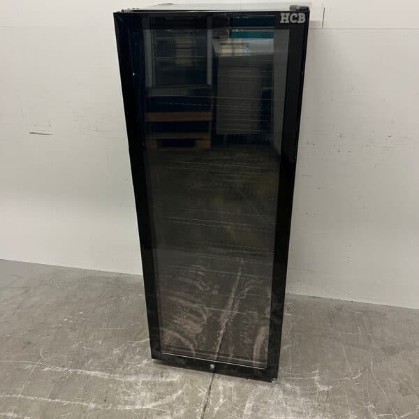 HCB Glass Door Refrigerator Beverage Refrigerator Glass Door 248 liters 230V Catering