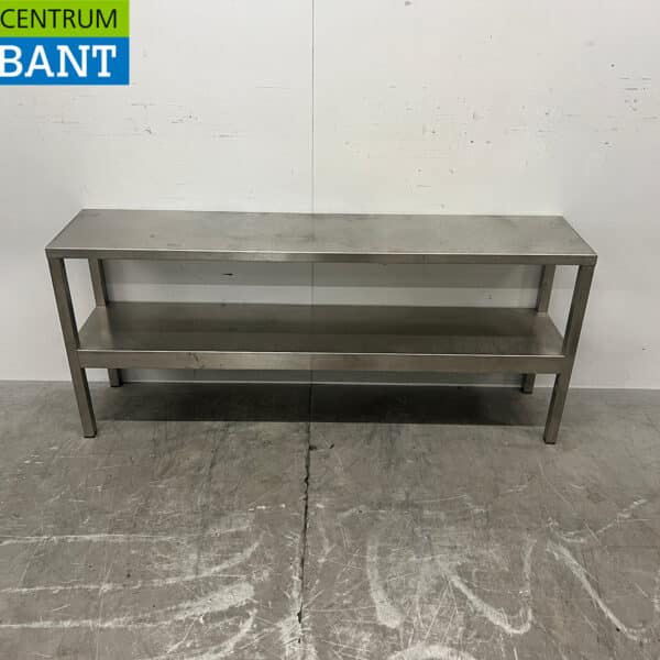 Stainless Steel Double Shelf Bridge, 140 x 30 cm, Food Service