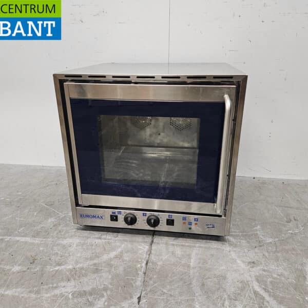 Stainless Steel Euromax Convection Oven with Moisture Injection and Grill Function, 4 x 2/3 GN, 230V, Foodservice