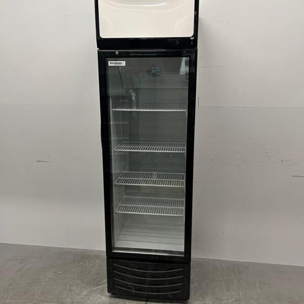 Bergman Glass-Door Refrigerator, 303 liters, 230V, Food Service