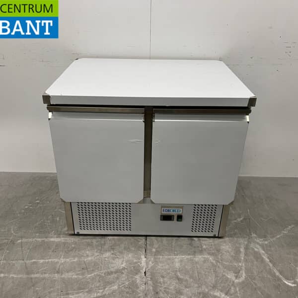 Stainless Steel Forcold Refrigerated Workbench, 2 Doors, 90.5 cm, 230V, Food Service