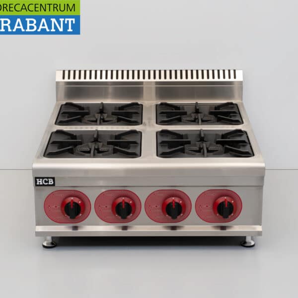 HCB 4-Burner Countertop Stove, PROPANE Gas Model, 29.2 kW, 70 cm, Foodservice