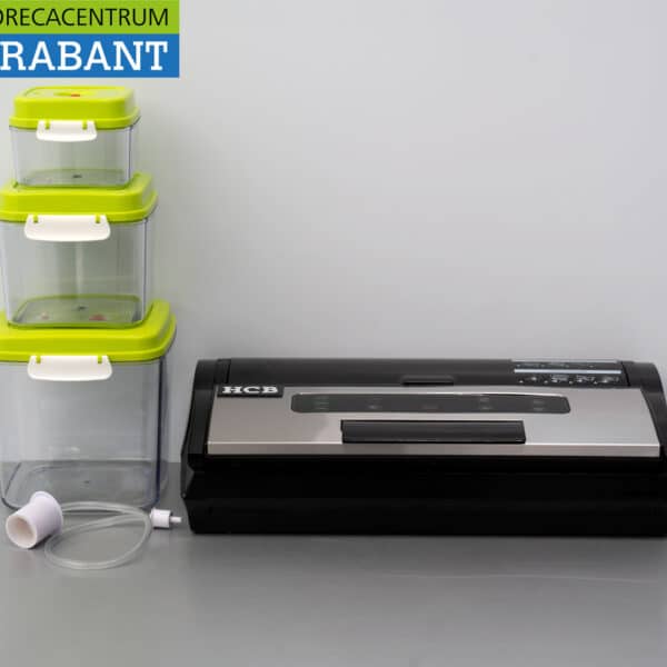 HCB Vacuum Sealer, 350 mm, complete with a set of 3 vacuum containers, for the food service industry