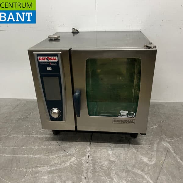 Stainless Steel Rational Self Cooking Center 5 Senses Combisteamer 6 x 1/1 GN 400V for the Foodservice Industry