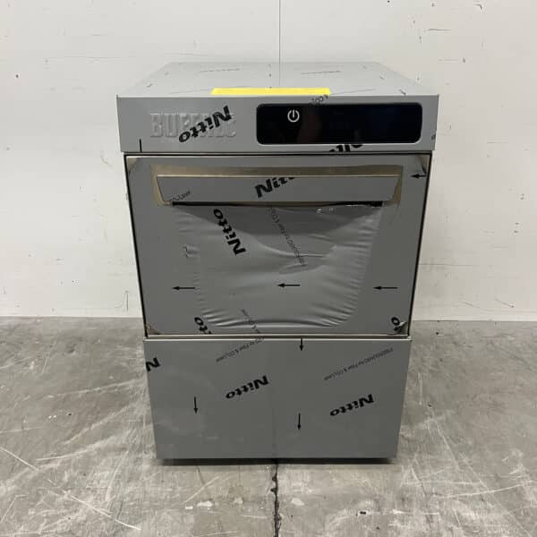 Stainless Steel Buffalo Glass Washer with Soap Pumps, 230V, for the Foodservice Industry