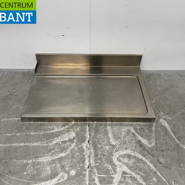 Stainless Steel Drain Tray for Pass-Through Dishwasher, 110 x 72 cm, Food Service