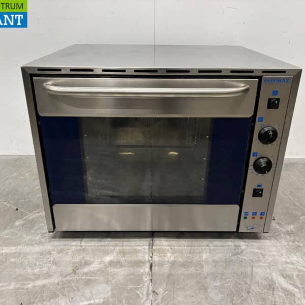 Stainless steel Euromax Hot air oven with grill function 4 x 44/34 cm 230V Horeca