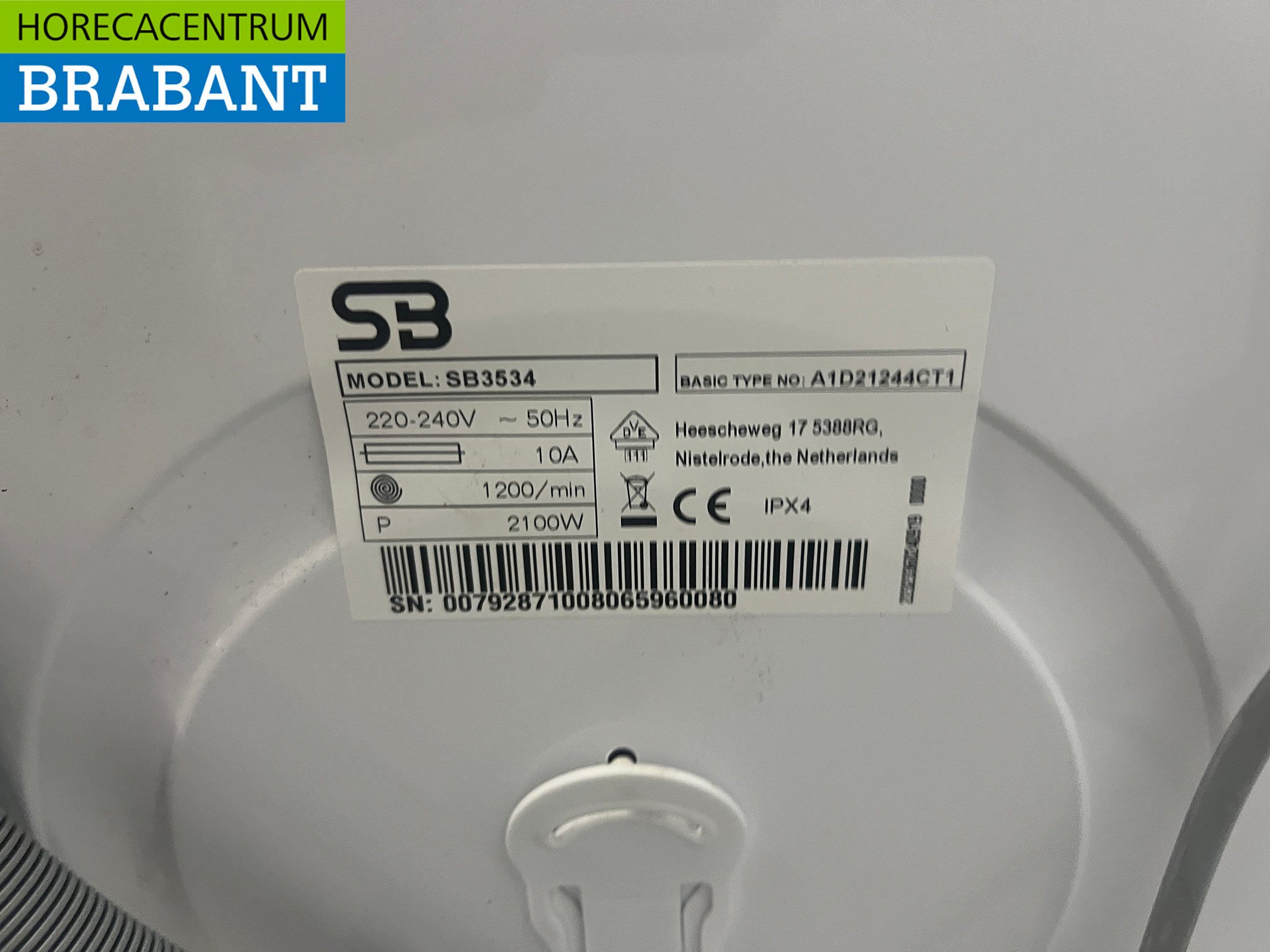 SB Washing Machine 6 kg 1200 rpm 230V Commercial Use - Image 5