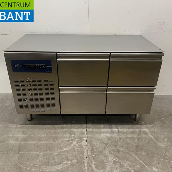 Stainless Steel Rubbens Freezer Counter with 4 Drawers, 138 cm, 230V, Foodservice