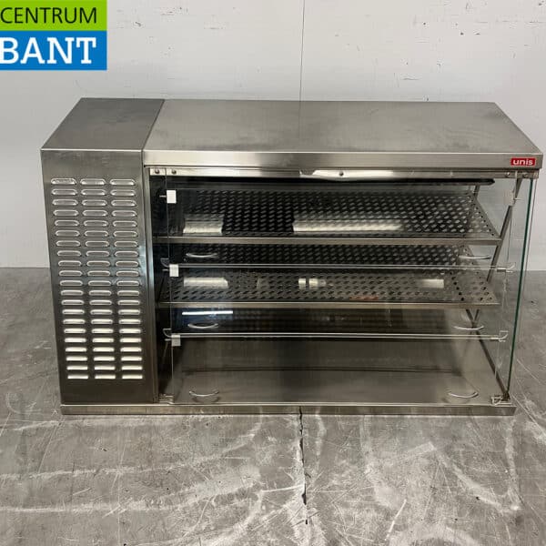 Stainless Steel Uniscool Refrigerated Display Case for Pastries, 121 cm, 230V, Food Service