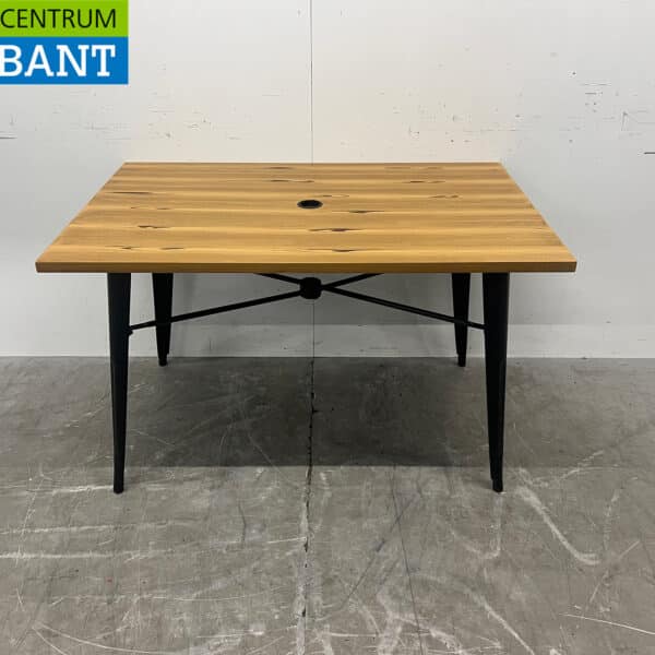 Bolero FT954 Patio Table, Light Wood, 120 x 76 x 76 cm, for the Hospitality Industry