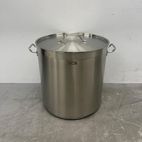 Stainless Steel Soup Pot/Cooking Pot, Induction-Compatible, 45 x 45 cm, 71 Liters, Food Service