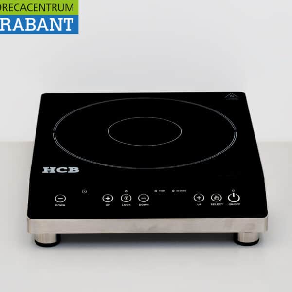 HCB Stainless Steel Induction Cooktop Half-bridge Induction Technology 3.5 kW 230V Food Service